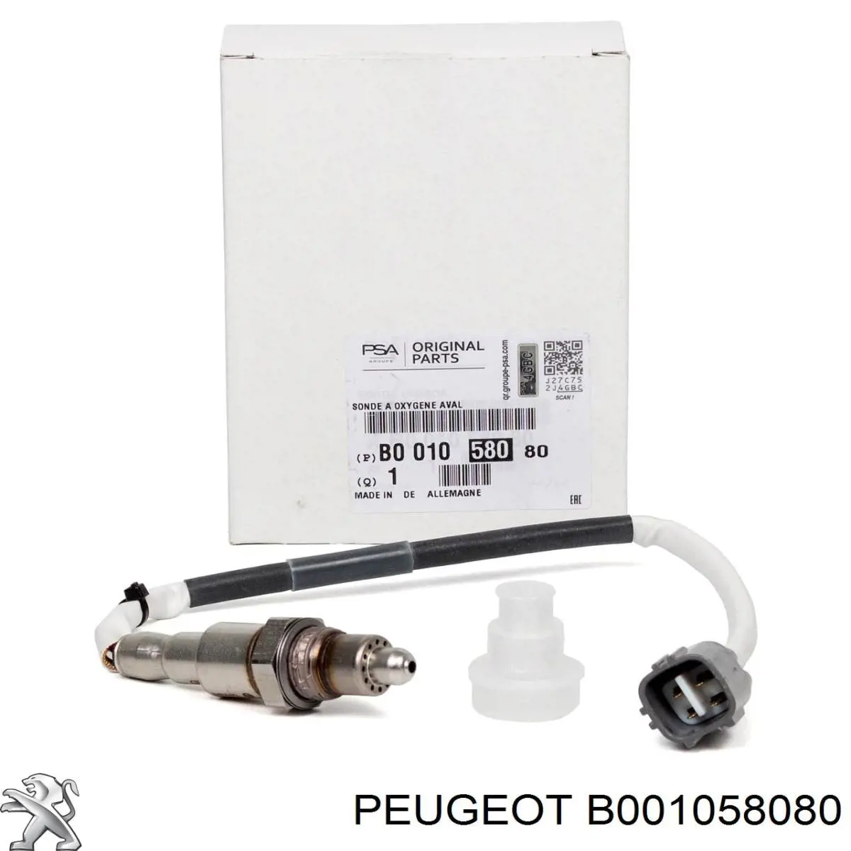 Купити B001058080 Peugeot/Citroen Лямбда-зонд, датчик кисню після каталізатора