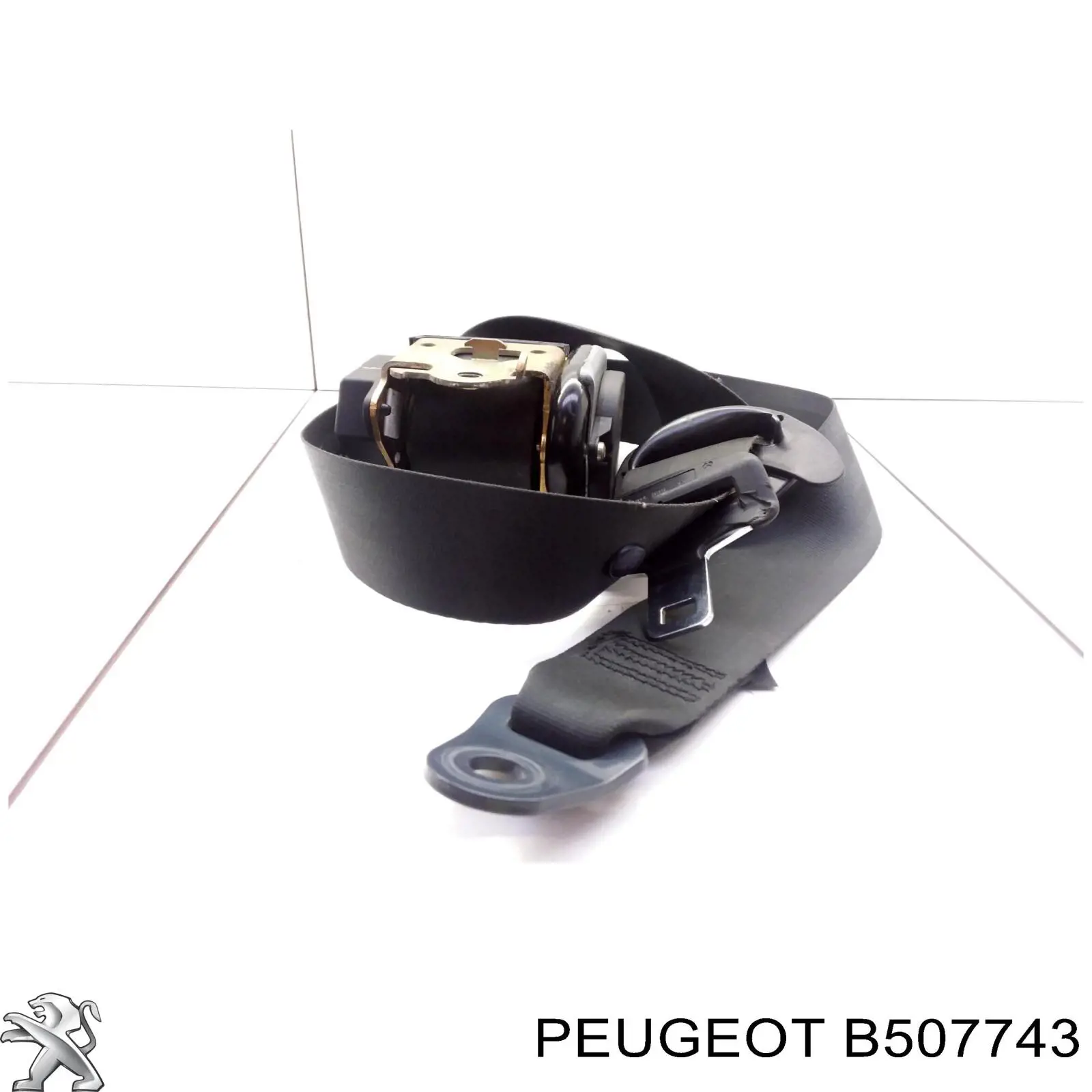Купити B507743 Peugeot/Citroen Пасок безпеки передній правий