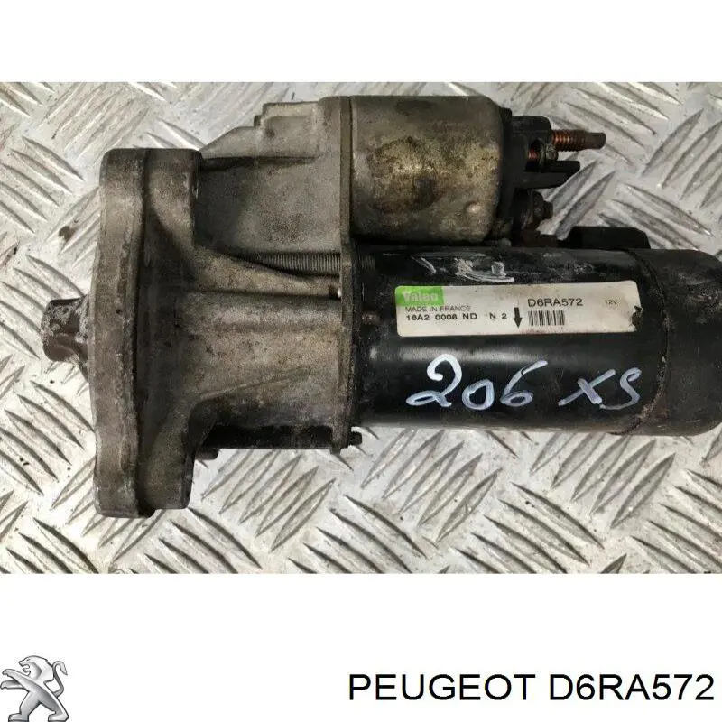 Купити D6RA572 Peugeot/Citroen Стартер