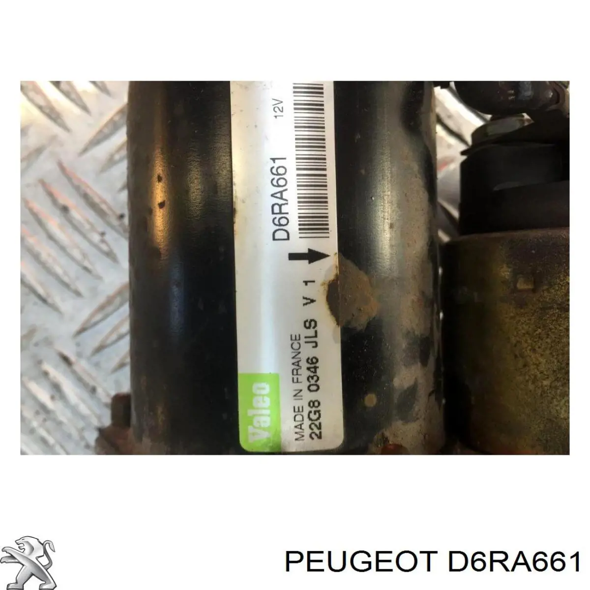 D6RA661 Peugeot/Citroen Стартер двигуна
