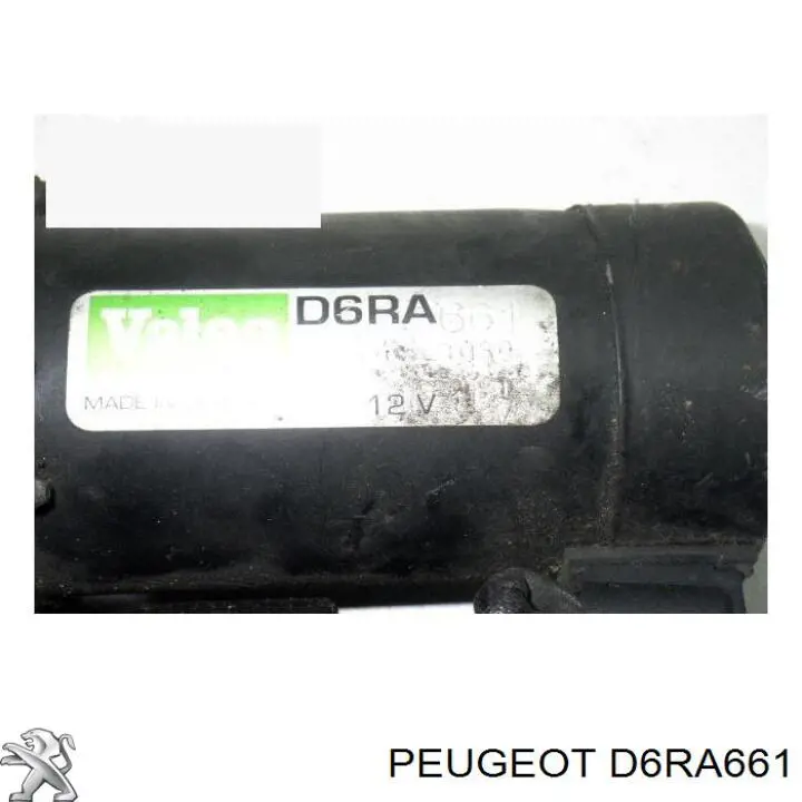 Стартер Peugeot/Citroen D6RA661 ціна, від 63.55 USD