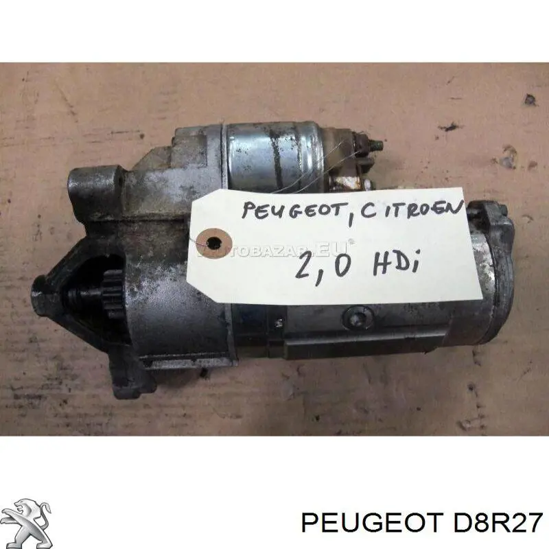 Стартер D8R27 Peugeot/Citroen