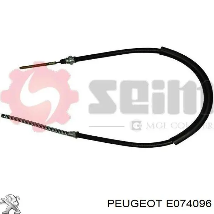 Трос стоянкового гальма задній лівий Peugeot/Citroen E074096 ціна, від 5.88 USD