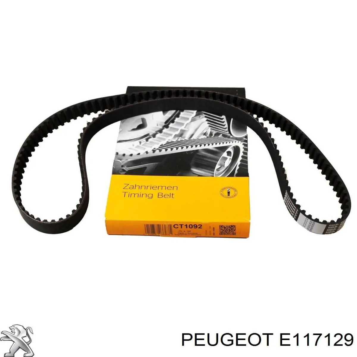 Зубчастий ремінь Peugeot/Citroen E117129 ціна, від 30.26 USD