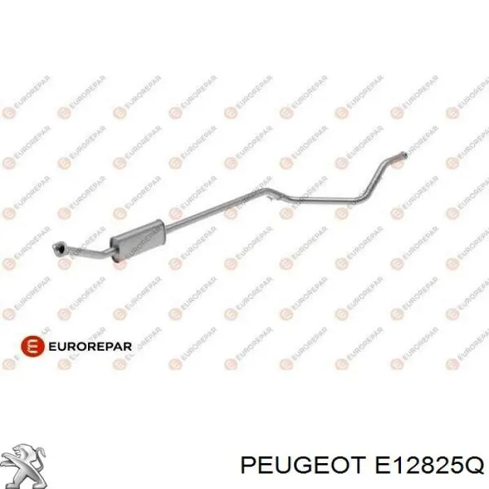 Глушник, задня частина 1726YL Peugeot/Citroen