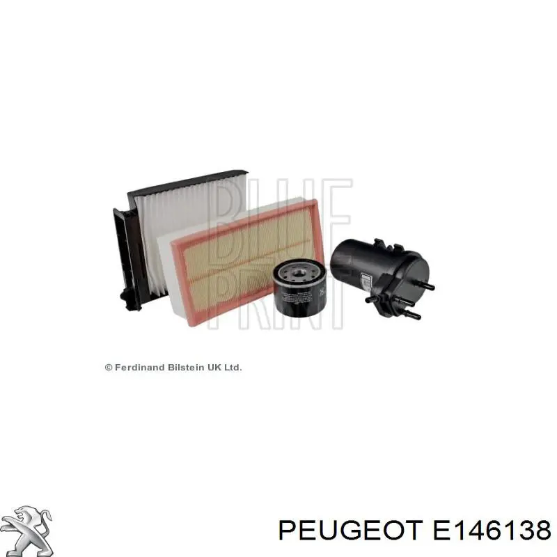 Купити E146138 Peugeot/Citroen Фільтр салону вугільний