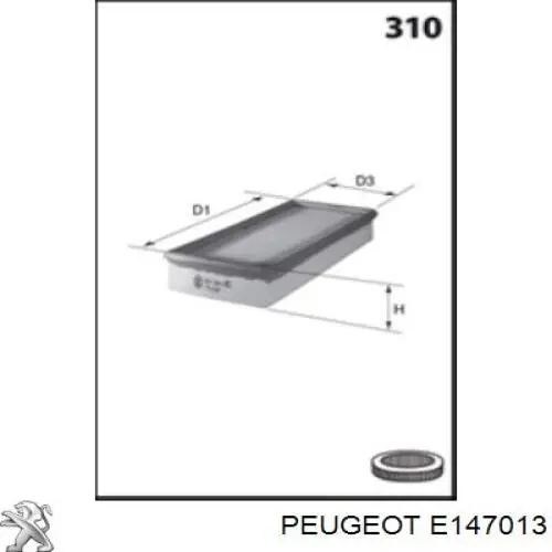 Елемент повітряного фільтра Peugeot/Citroen E147013 ціна, від 4.82 USD