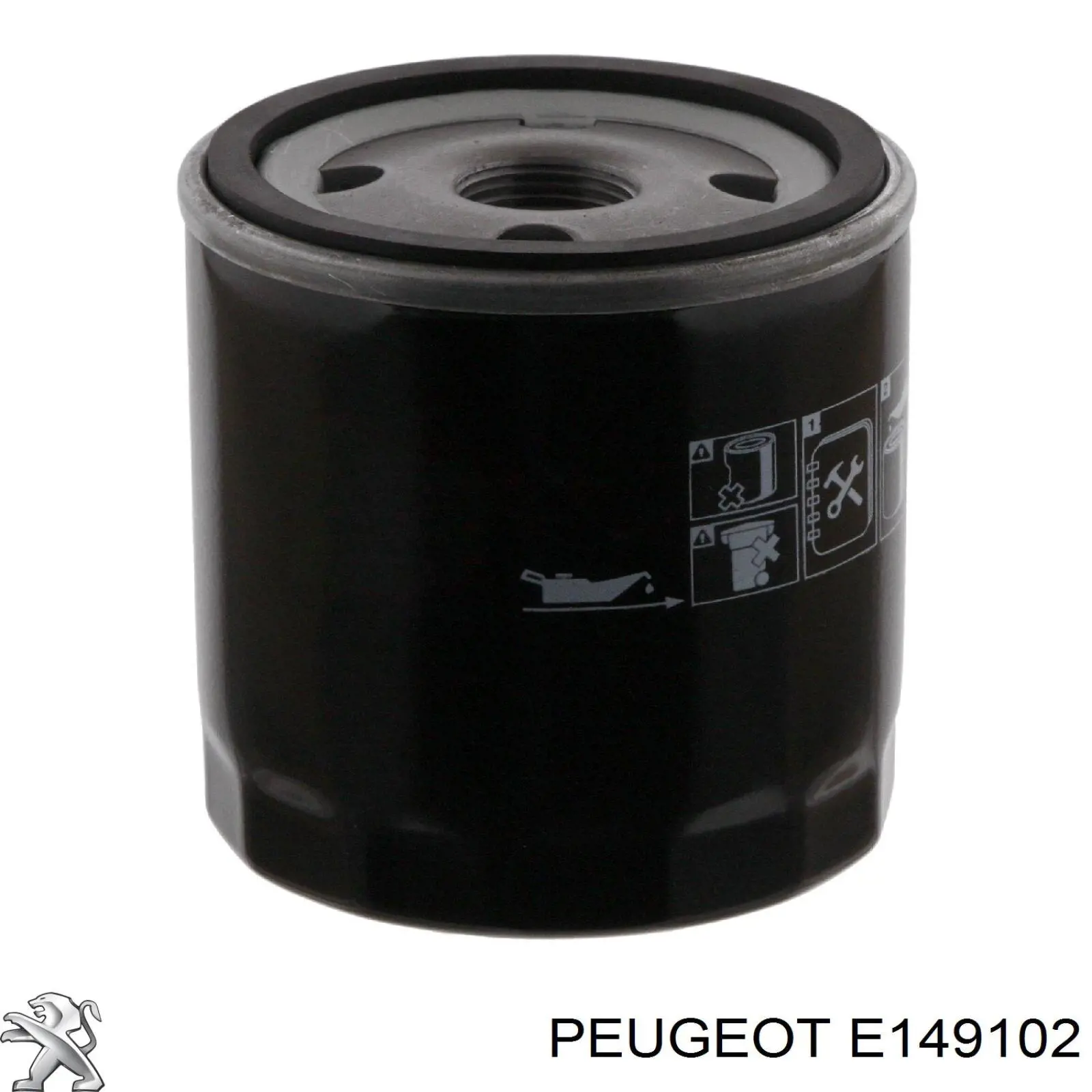 E149102 Peugeot/Citroen фільтр масляний