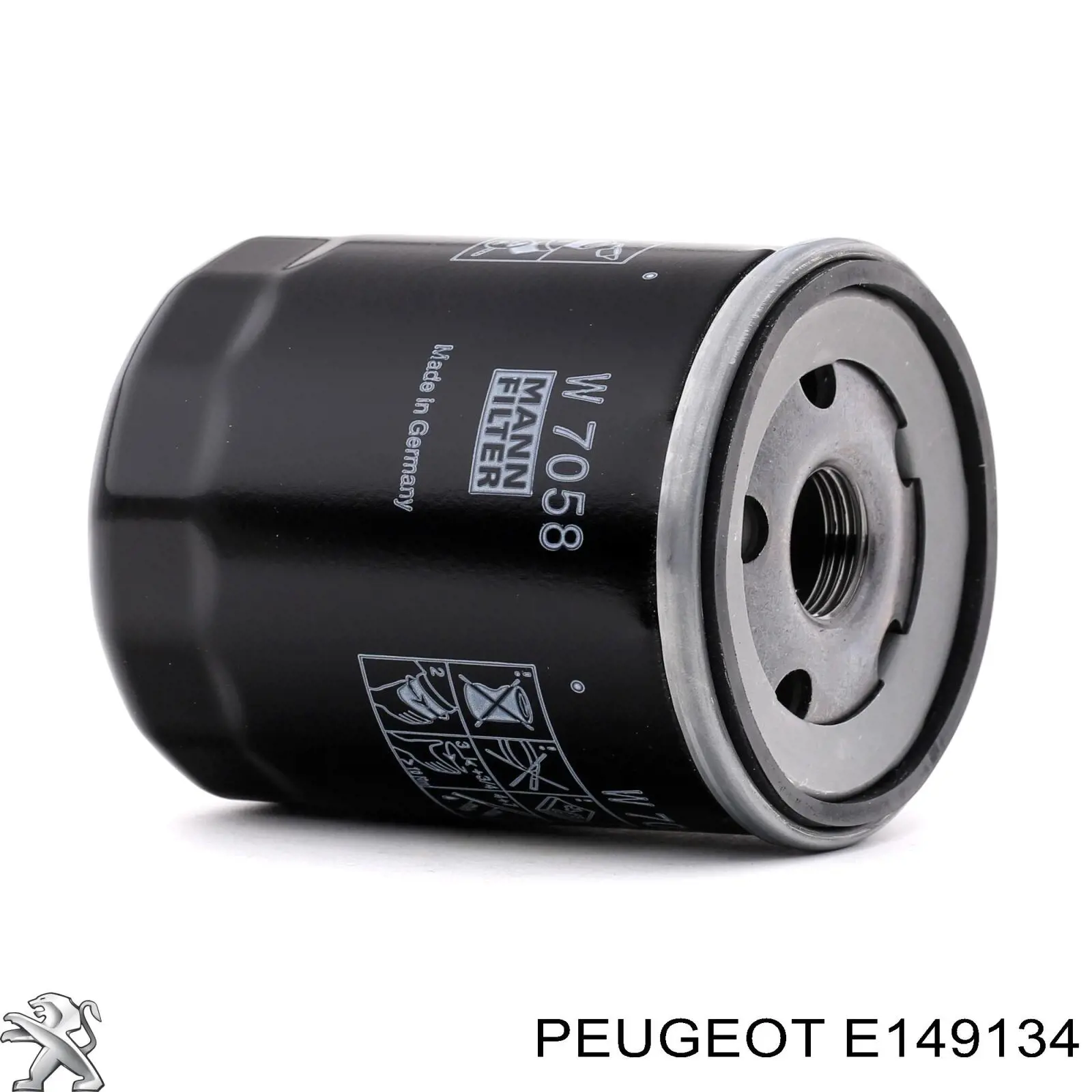 Масляний фільтр двигуна Peugeot/Citroen E149134 ціна, від 3.92 USD