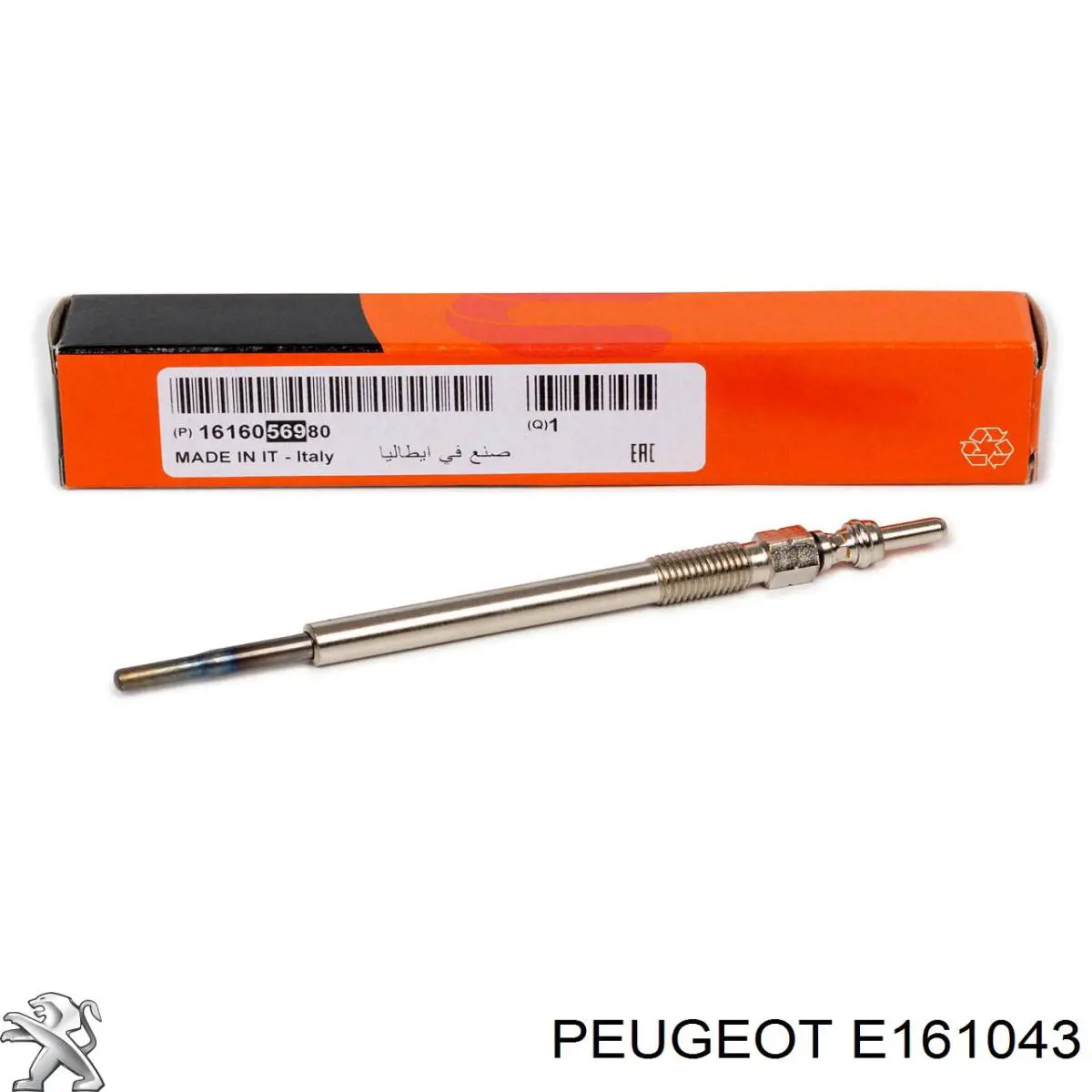 Свіча накалу Peugeot/Citroen E161043 ціна, від 12.39 USD