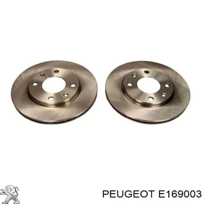 Диск гальмівний передній Peugeot/Citroen E169003