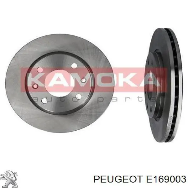 Диск переднього гальма Peugeot/Citroen E169003 ціна, від 26.54 USD