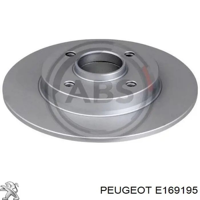 Задні дискові гальма Peugeot/Citroen E169195 ціна, від 56.49 USD