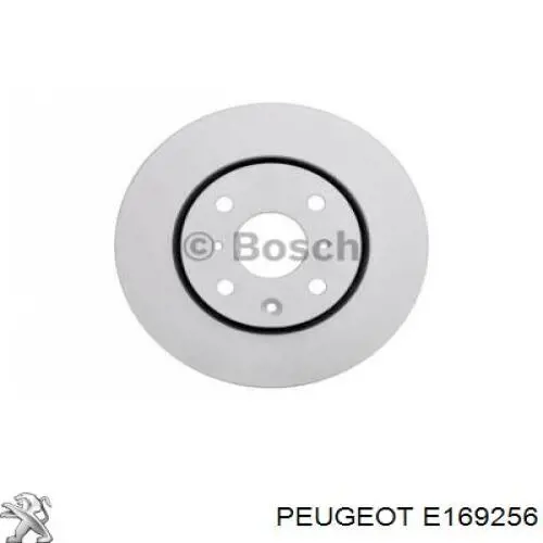 Диск переднього гальма Peugeot/Citroen E169256 ціна, від 31.72 USD