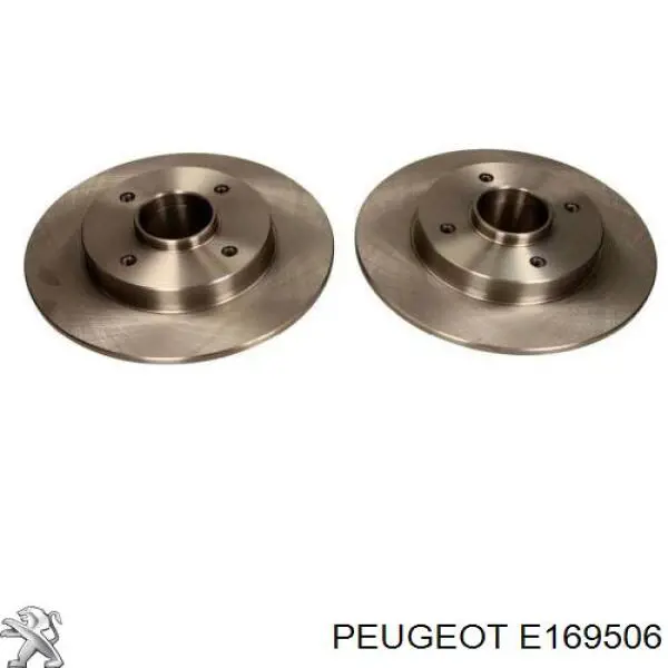 Задні дискові гальма Peugeot/Citroen E169506 ціна, від 63.73 USD