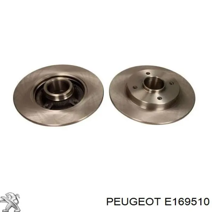 Задні дискові гальма Peugeot/Citroen E169510 ціна, від 61.56 USD
