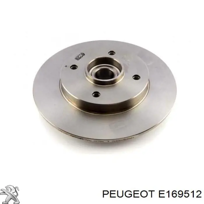 Гальмівні диски E169512 Peugeot/Citroen