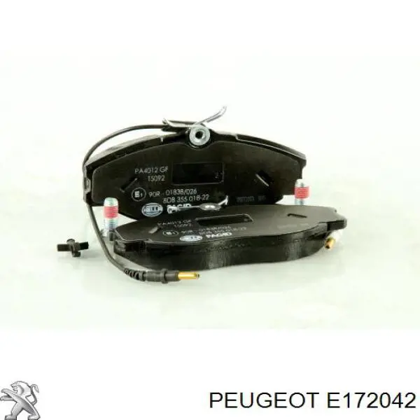 Гальмівні колодки Peugeot/Citroen E172042 ціна, від 18.61 USD