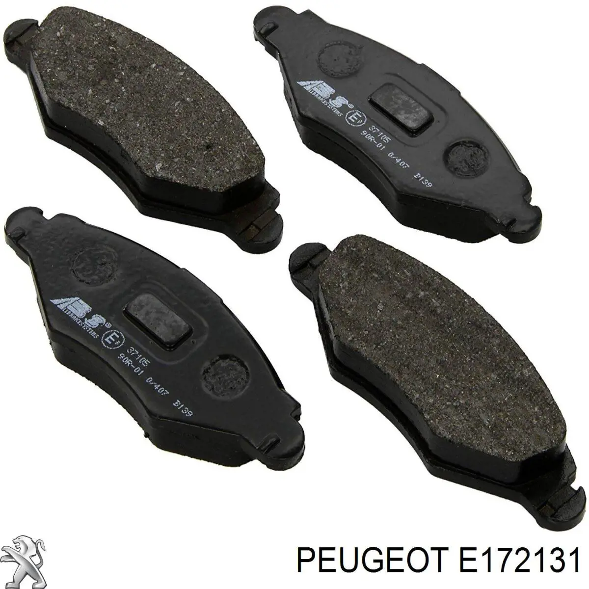 Купити E172131 Peugeot/Citroen Колодки гальмівні передні, дискові