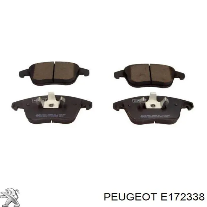 E172338 Peugeot/Citroen колодки гальмівні передні, дискові