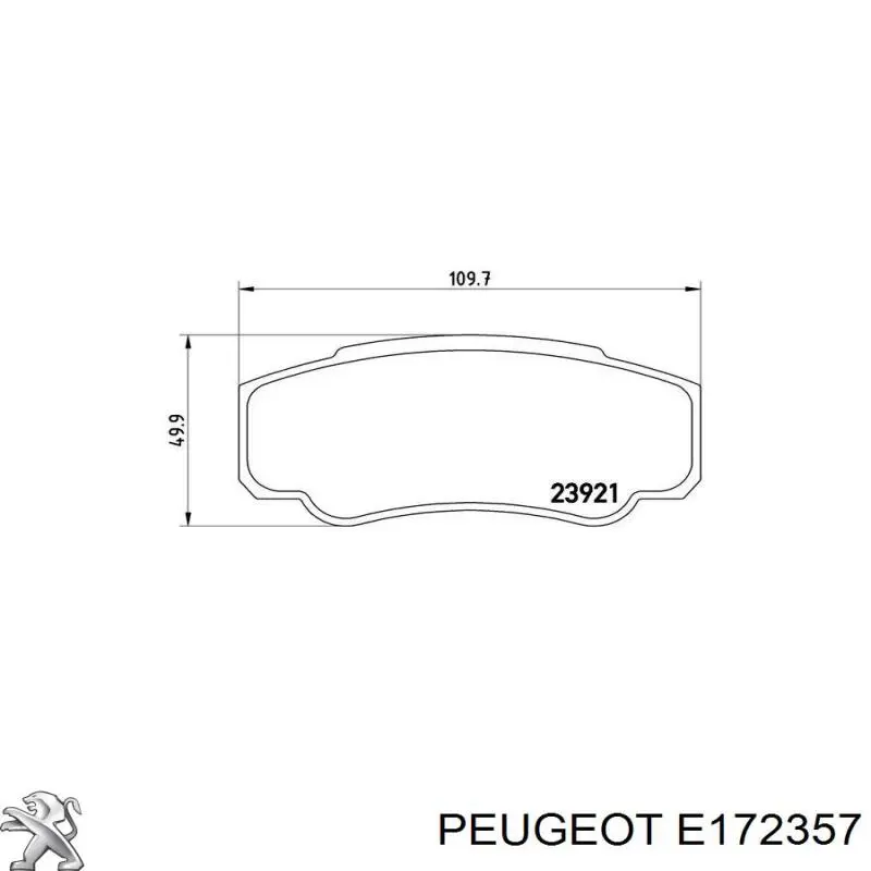  E172357 Peugeot/Citroen