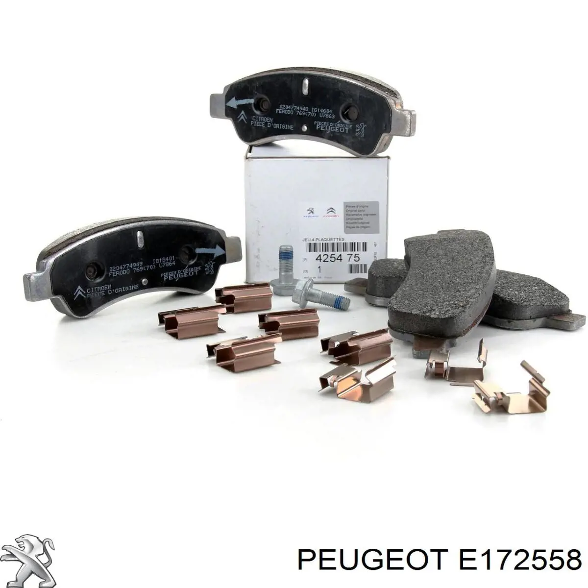 Гальмівні колодки Peugeot/Citroen E172558 ціна, від 19.09 USD
