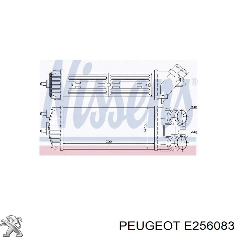 Інтеркулер E256083 Peugeot/Citroen