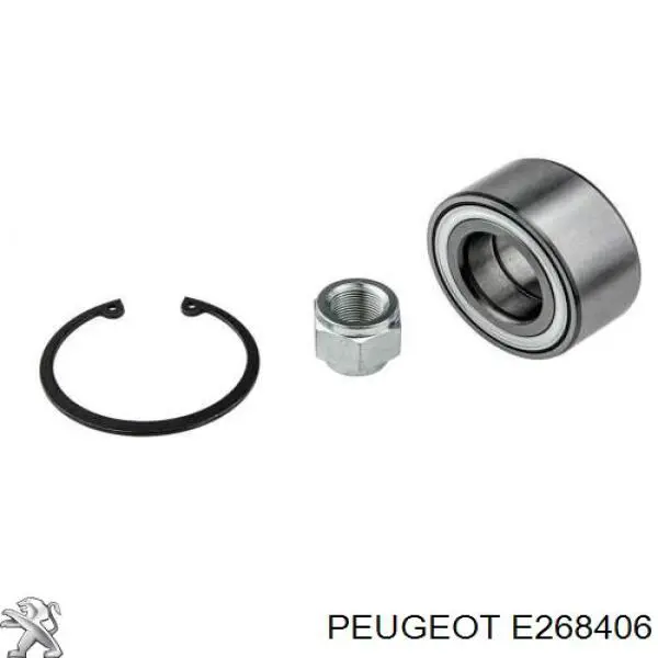 Купити E268406 Peugeot/Citroen Підшипник ступиці передньої