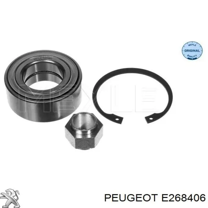 Комплект підшипник маточини передньої Peugeot/Citroen E268406 ціна, від 19.05 USD