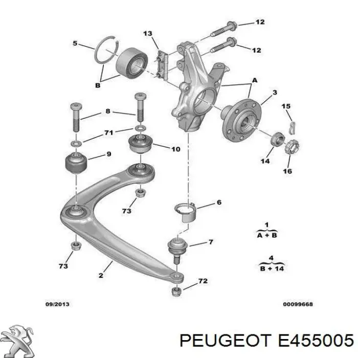  E455005 Peugeot/Citroen