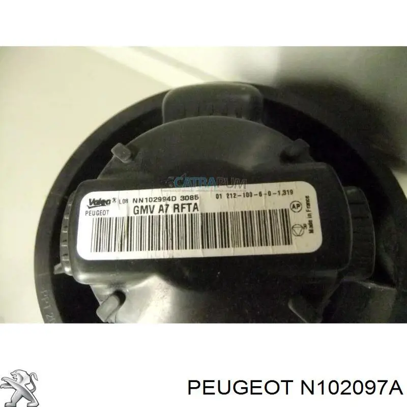 Купити N102097A Peugeot/Citroen Електродвигуни (електродвигун обігрівача) або розетка причепа штепсельная