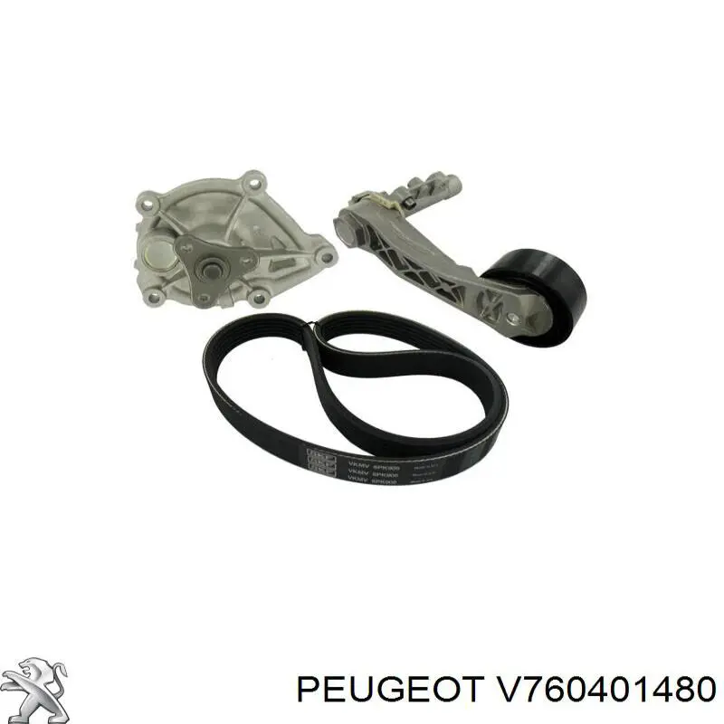 V760401480 Peugeot/Citroen ремінь приводний, агрегатів