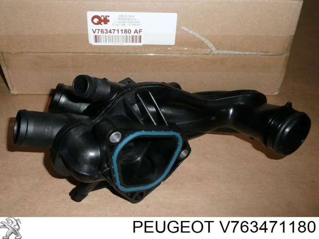 9808647180 Peugeot/Citroen Корпус термостата в зборі