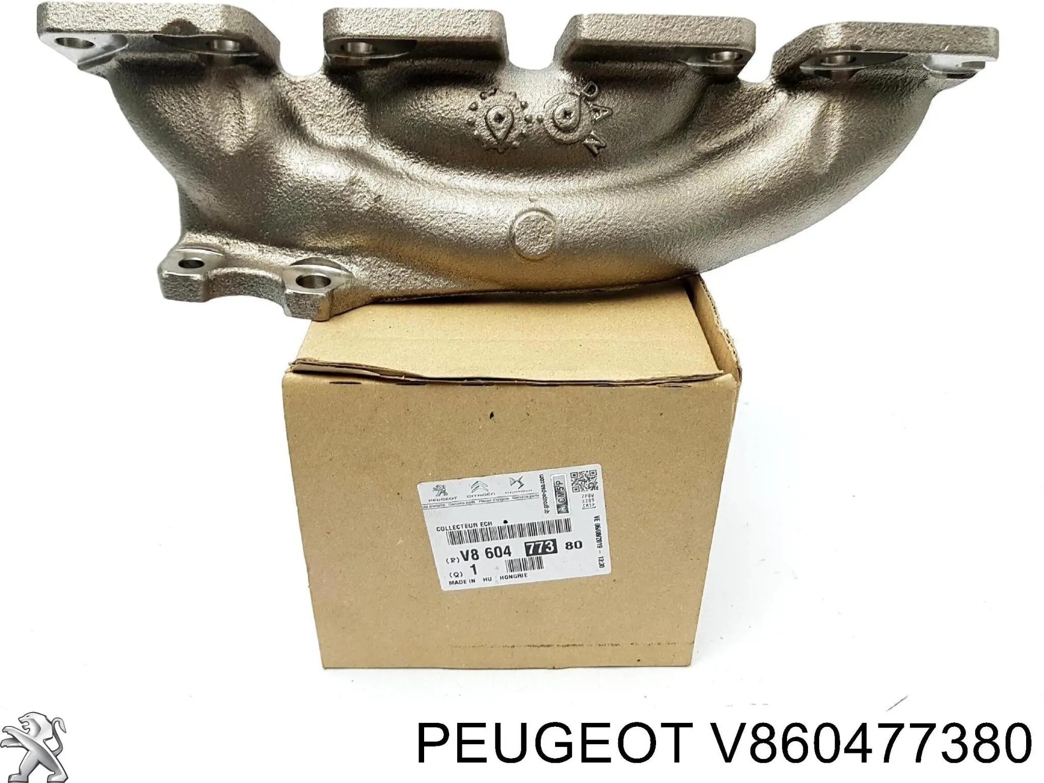 9814266380 Peugeot/Citroen Система випуску газів двигуна