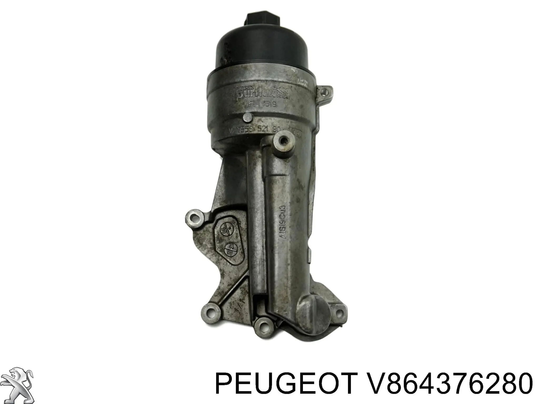 Корпус масляного фільтра Peugeot/Citroen V864376280 ціна, від 46.10 USD