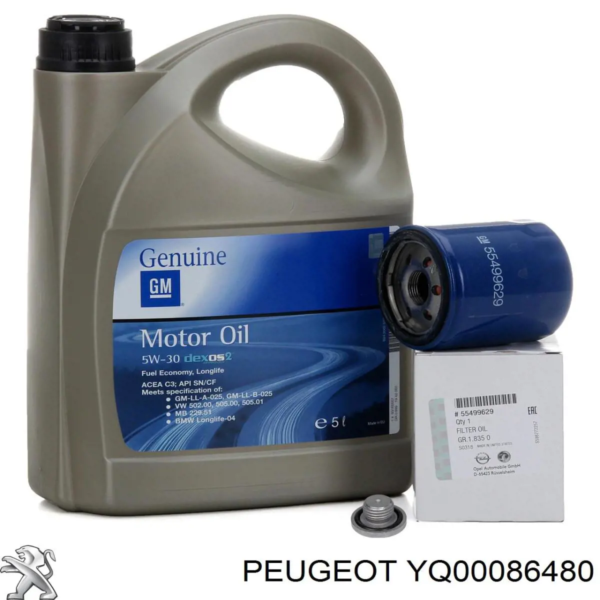 Peugeot/Citroen YQ00086480 ціна, від 1.74 USD
