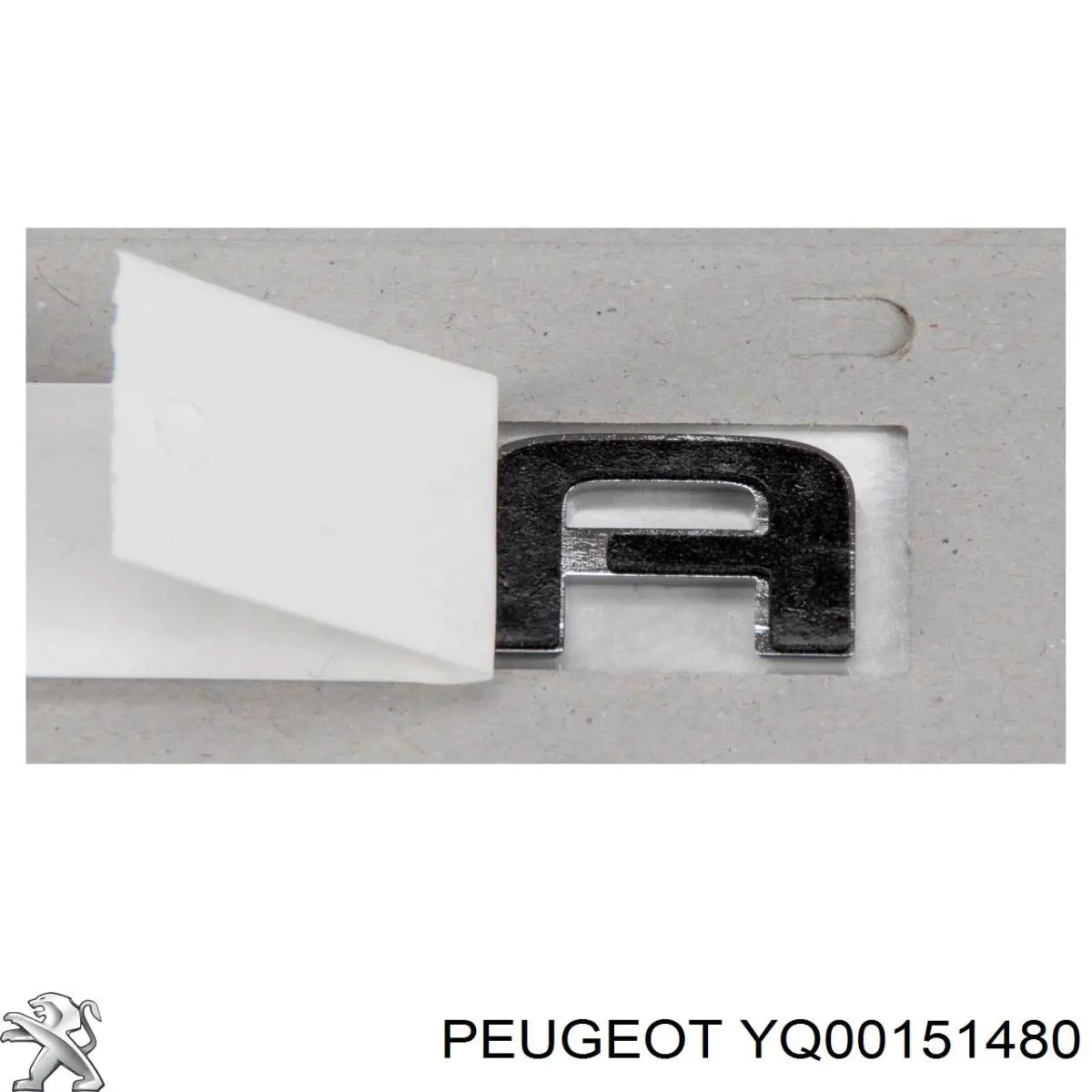 YQ00151480 Peugeot/Citroen Емблема кришки багажника, фірмовий значок