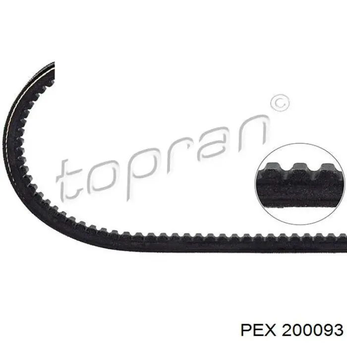 Клиновий ремінь PEX 200093 ціна, від 4.24 USD