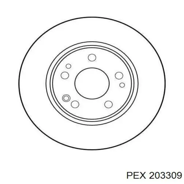 Купити 203309 PEX Ролик паразитний ГРМ