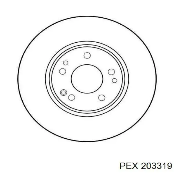 203319 PEX Паразитний провідний ролик