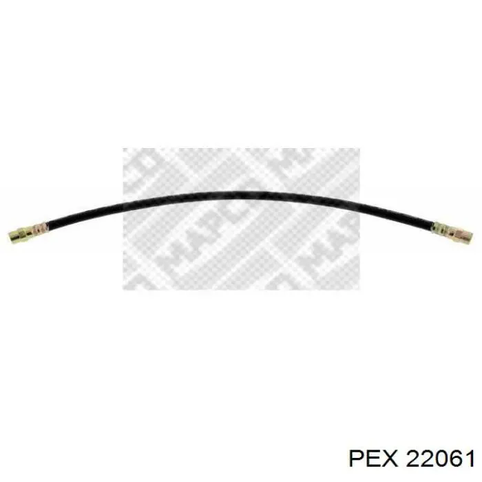 22061 PEX Гнучка гальмівна трубка передня
