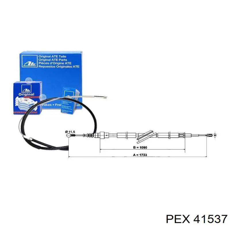 Трос ручного гальма задній, правий/лівий Maxgear 320756 ціна, від 12.60 USD