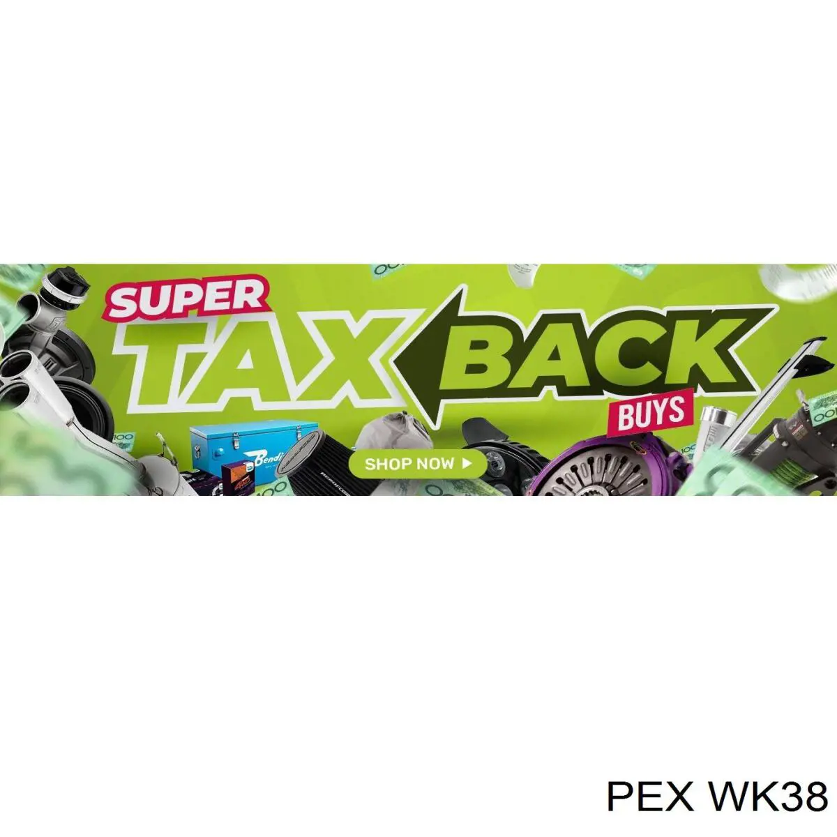 Купити WK38 PEX Датчик зносу гальмівних колодок, передній