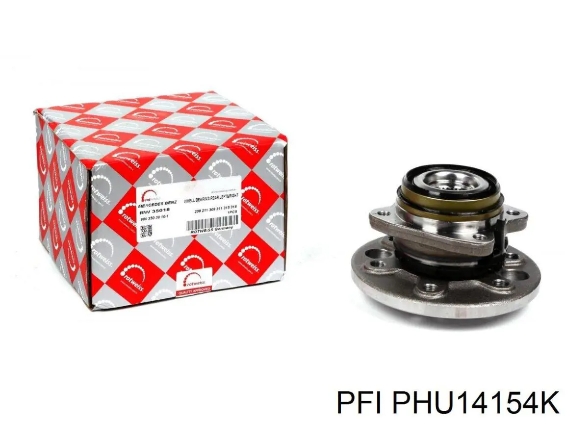 Задня маточина PHU14154K PFI