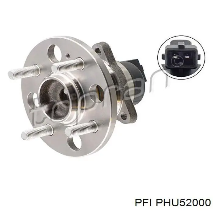 Купити PHU52000 PFI Підшипник ступиці колеса