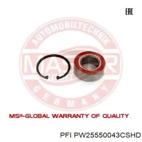 Підшипник задньої ступиці PW25550043CSHD PFI