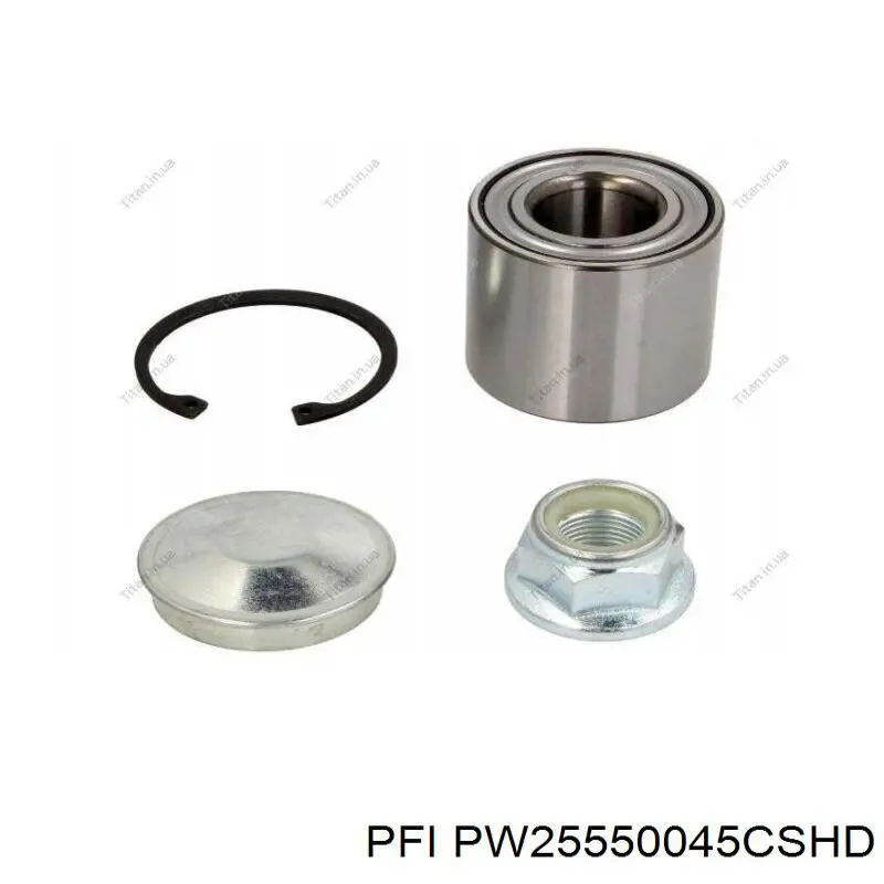 Підшипник маточини задньої PFI PW25550045CSHD ціна, від 17.67 USD