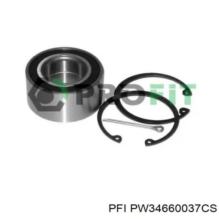 Комплект підшипник маточини передньої PFI PW34660037CS ціна, від 10.76 USD