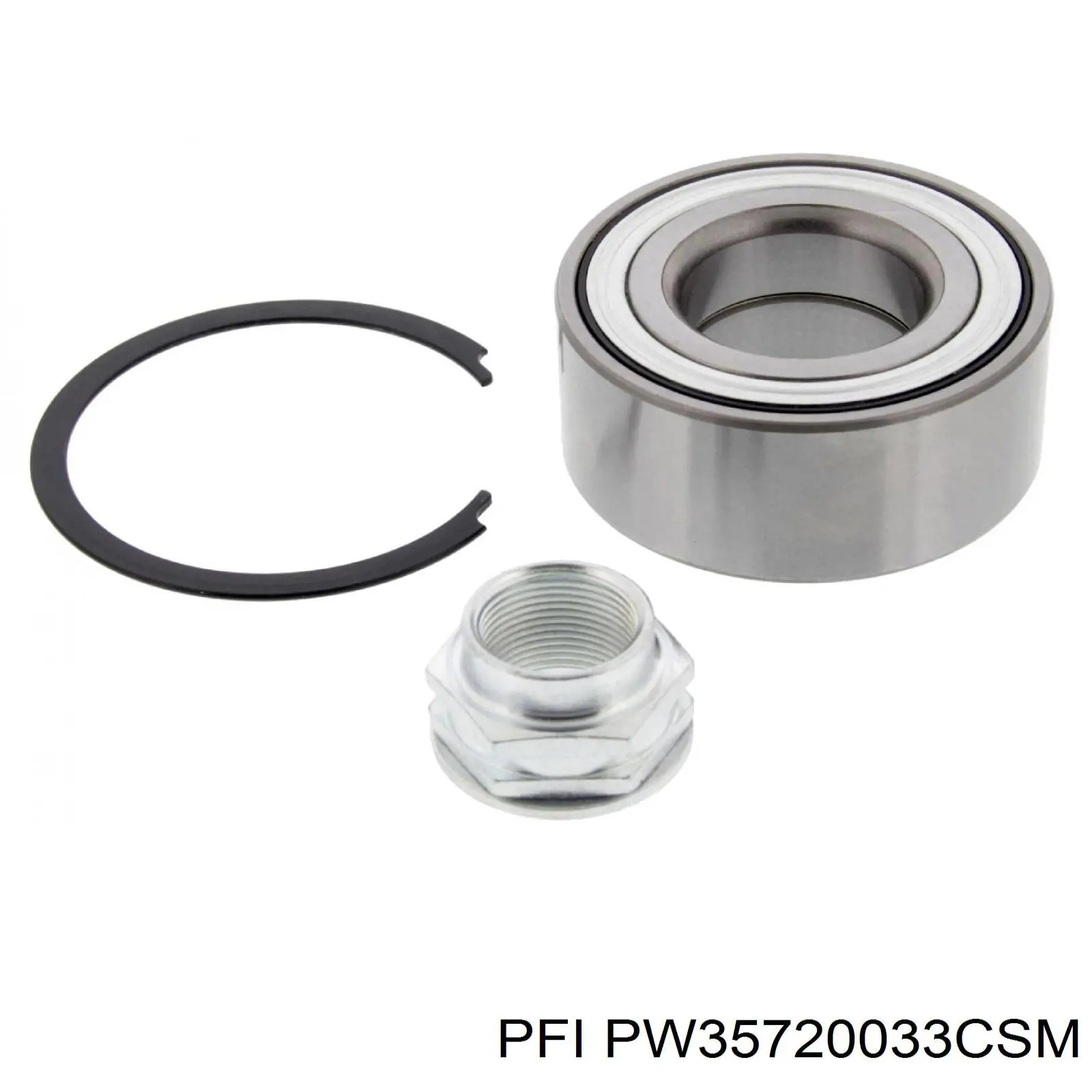 Комплект підшипник маточини передньої PFI PW35720033CSM ціна, від 16.82 USD
