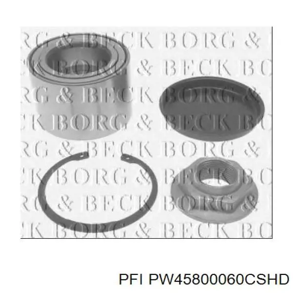 Купити PW45800060CSHD PFI Підшипник задньої ступиці